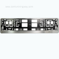 Chrome number plate surround